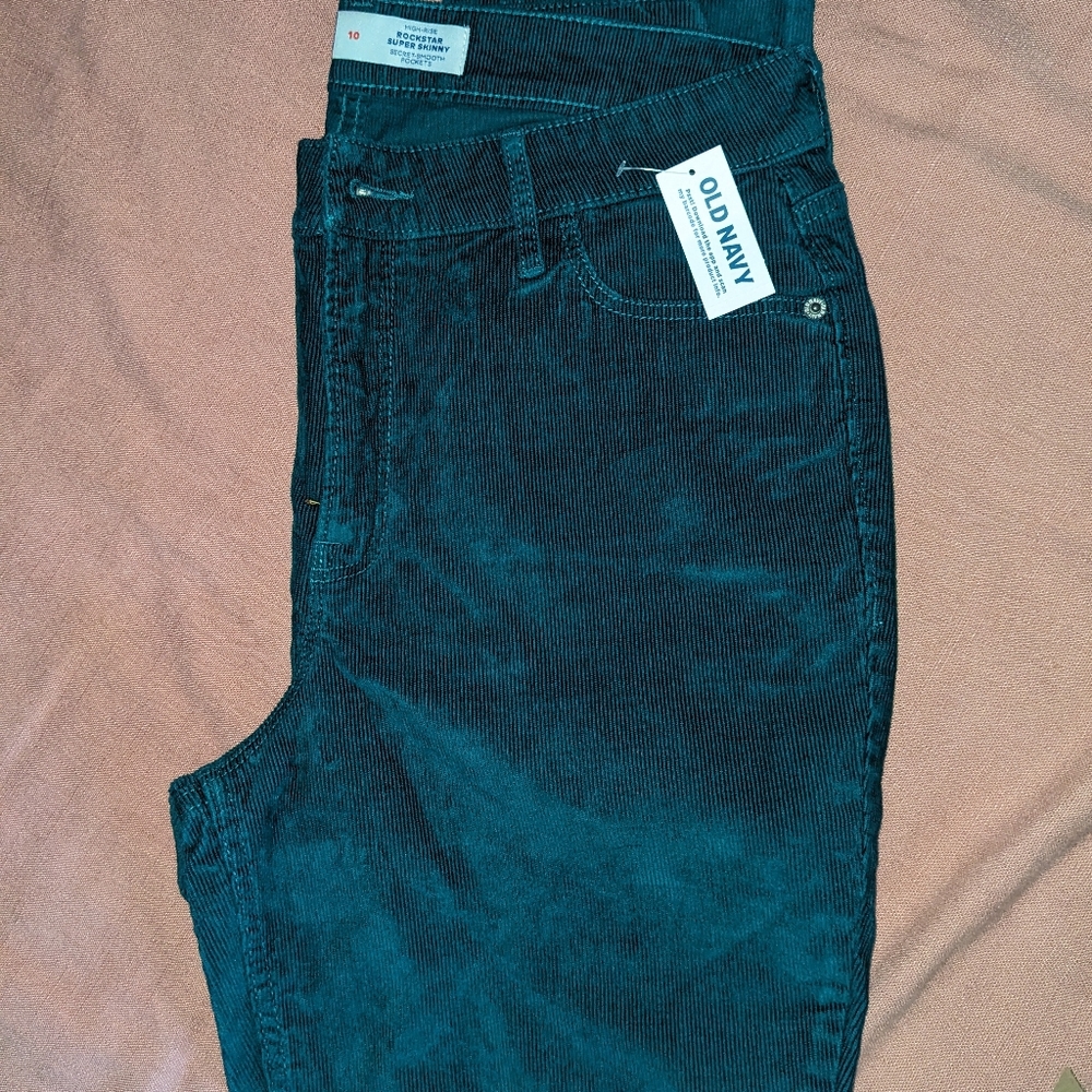 Old Navy High Rise rockstar super skinny Courdoroy Pant